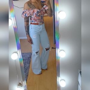 KANCAN Straight leg jean